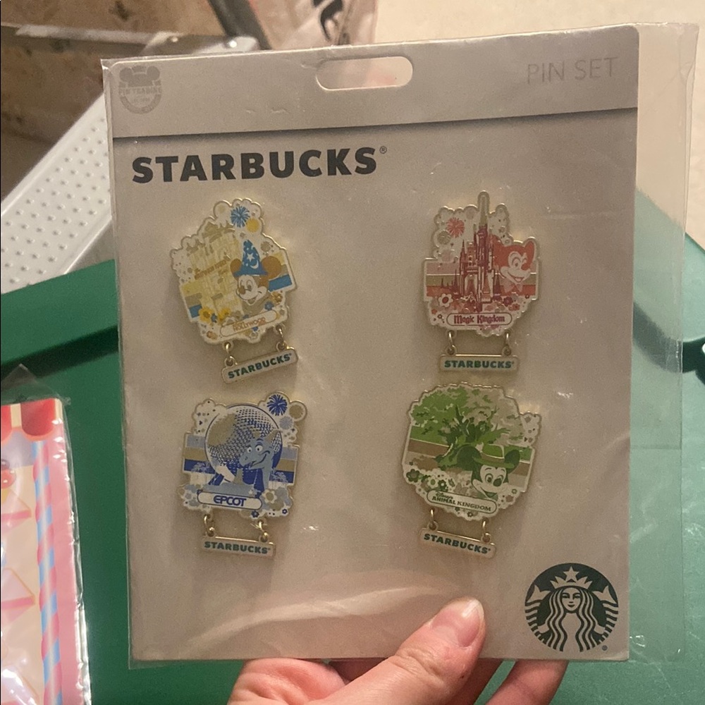 Starbucks Disney Pin Set